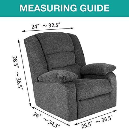 Turquoize Stretch Recliner Cover Recliner Chair Cover Recliner Slipcover 1-Piece Sofa Cover with Side Pocket Jacquard Sofa Furniture Cover/Protector Soft with Elastic Bottom, Machine Washable, Cyan