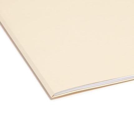 Smead 100% Recycled File Folder, 1/3-Cut Tab, Letter Size, Manila, 100 Per Box (10339)