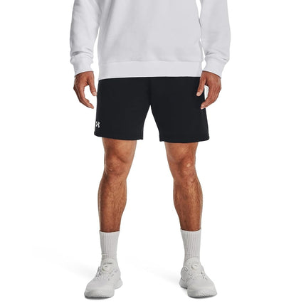 Under Armour Mens UA Rival Fleece Shorts Black S