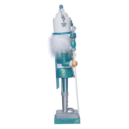 Kurt Adler Hollywood Nutcracker, 17-Inch, Turquoise/White