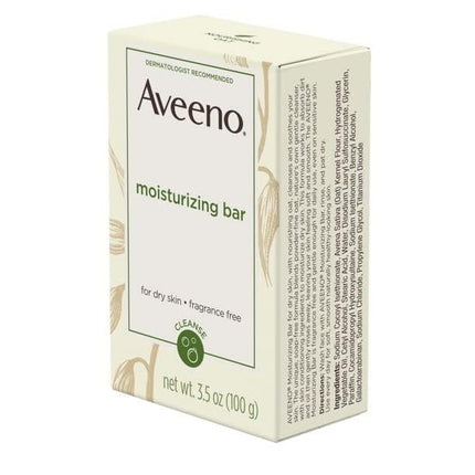 Aveeno Moisturizing Body Bar - Fragrance Free - 3.5 oz - 2 pk