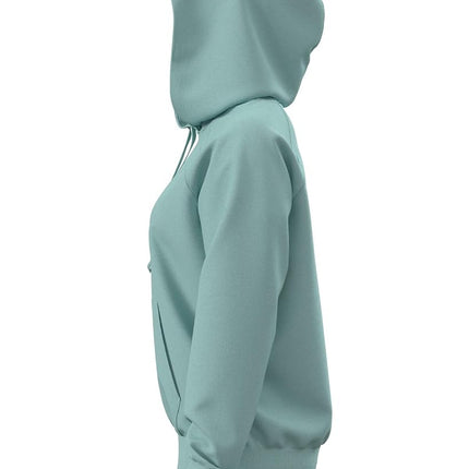 Under Armour Women's Rival Fleece Hoodie, Enamel Blue/White, XL