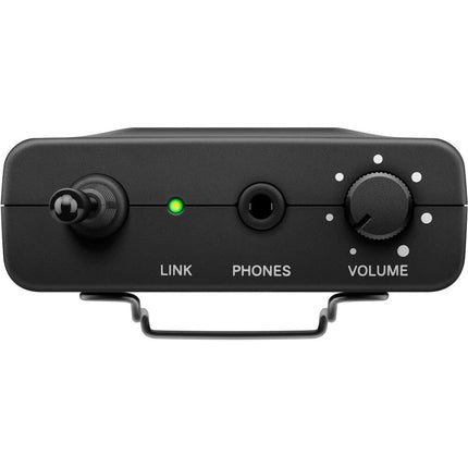 Sistema de monitoreo inalámbrico intraaural estéreo Sennheiser XSW IEM SET A: 476 a 500 MHz (509146) Paquete con bolsa de transporte Auray para sistema inalámbrico