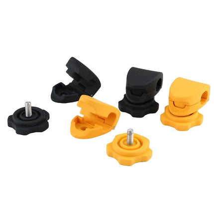 Football Visor Clips Replacement for Football Visor Helmet Clips - Universal Fit (1 Pair) (Black)