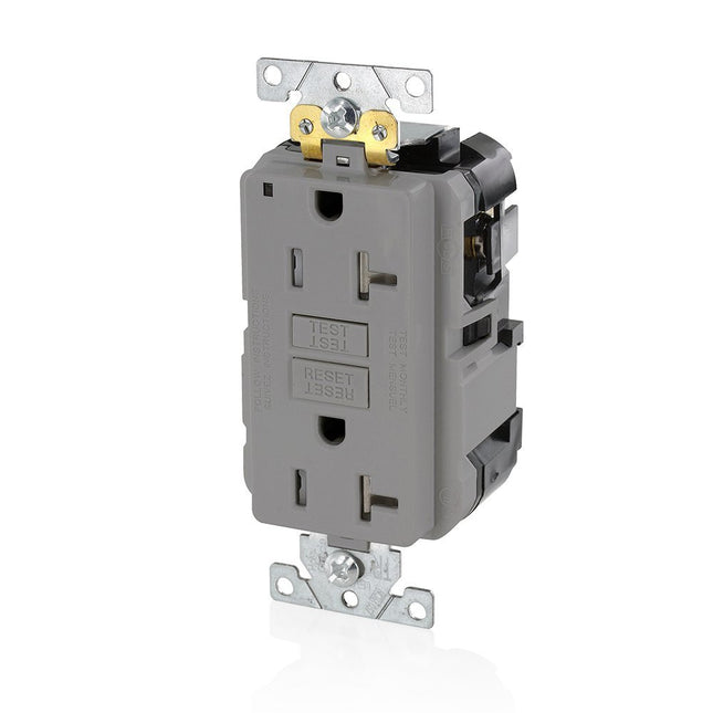 Leviton MGFT2-GY Lev-Lok Modular Wiring Device 20A