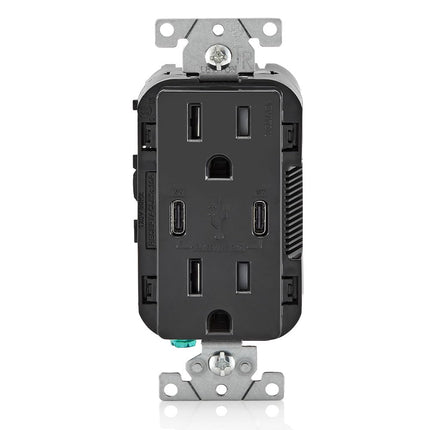 T5637-E 30W (6A) USB Dual Type-C/C in-Wall Charger