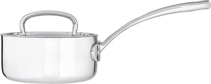 CUISINART FCT19-14 French Classic Tri-Ply Stainless 1-Quart Saucepan with Cover, Silver