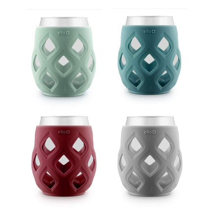 Ello Cru 17oz Stemless Wine Glass Set with Protect