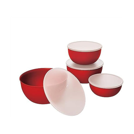 KitchenAid Prep Bowls with Lids, Set of 4, Empire 