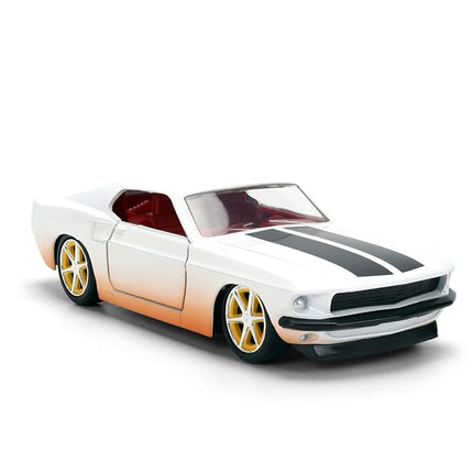 Jada Fast & Furious Roman’s Ford Mustang 1:32 Scale with Distressed Paint, Rubber Tires & Opening Doors – Collectible for Ages 8+