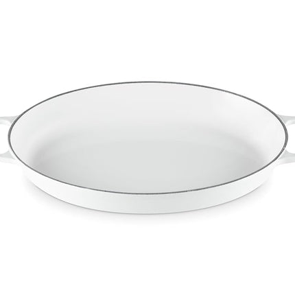 Le Creuset Enameled Cast Iron Signature Oval Baker, 3 qt., White