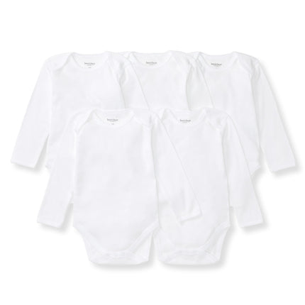 Burt's Bees Baby Bodysuits, Short Sleeve and Long 