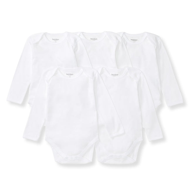 Burt's Bees Baby Bodysuits, Short Sleeve and Long 