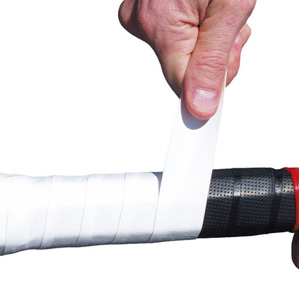Tourna Unique Unisex - Adult Overgrip Mega Tac 3 Pack, White, Standard