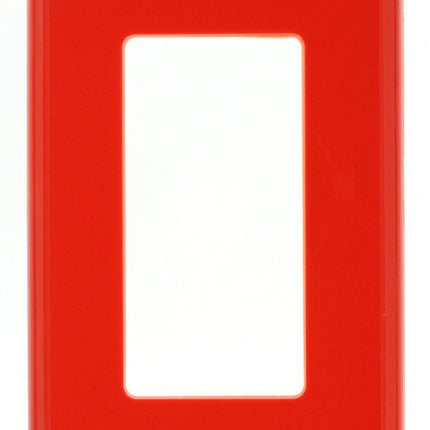 Leviton 80401-NGY 1-Gang Decora/GFCI Device Decora Wallplate, Standard Size, Thermoplastic Nylon, Device Mount, Gray
