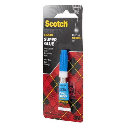 Pegamento líquido Scotch Super Glue, 2 g, 1 paquete (AD118D)