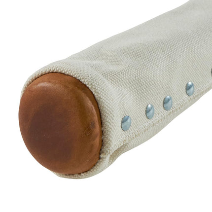 Klein Tools 5471 Canvas Bag, Electrode Bag with Hard Leather Bottom and Web Belt Loop, 2.5-Inch Diameter