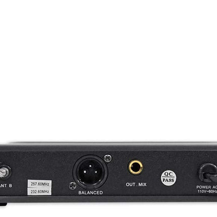 Système de microphone sans fil double Rockville RWM1203VH, 2 micros, VHF longue portée, son clair, affichage numérique, pour karaoké, scène, église, événements en direct