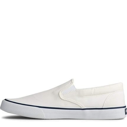 Sperry Men's Striper II Slip On Sneaker, Sw White, 4 M US