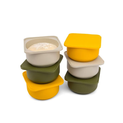 Babadoh Pizza Dough Proofing Silicone Containers w