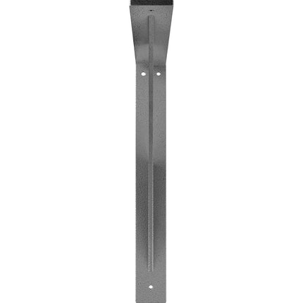 Ekena Millwork BKTM02X16X16LEHGY 2"W x 16"D x 16"H Legacy Steel Bracket, Hammered Gray
