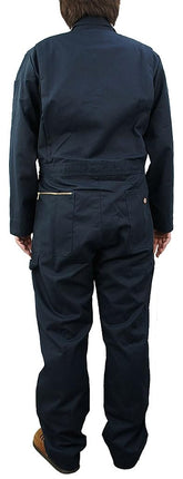 Dickies Men's Deluxe Long Sleeve Blended Coverall, Gray, Large/Tall