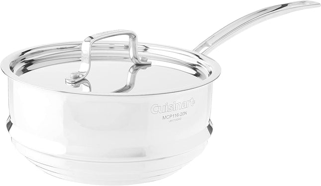 CUISINART MCP116-20N MultiClad Pro Stainless Steel Universal Steamer with Cover