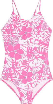 Kanu Surf Traje de Baño de una Pieza Hurricane Beach Sport UPF 50+ para Mujer, Fiona Rosa Neón, 14
