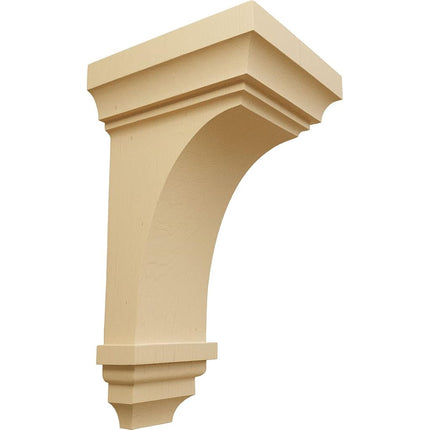 Ekena CORW07X07X14JEAL 7-Inch Width x 7 3/4-Inch Depth x 14-Inch Height Jumbo Jefferson Wood Corbel - Alder