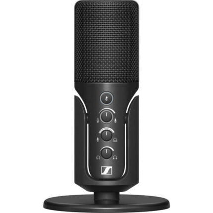 Sennheiser Profile USB Condenser Microphone with Desktop Stand Bundle with Kellards Pop Filter and 5-Pack Cleaning Wipes