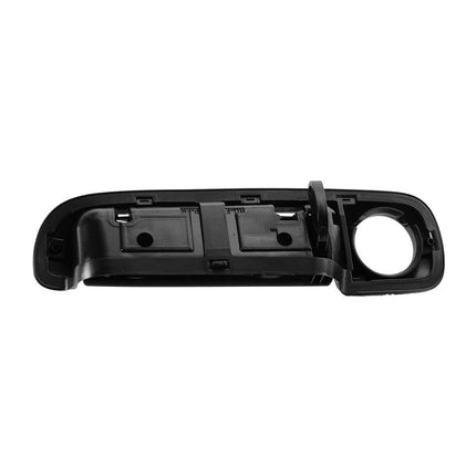 TRQ Right Exterior Door Handle Black Passenger Side