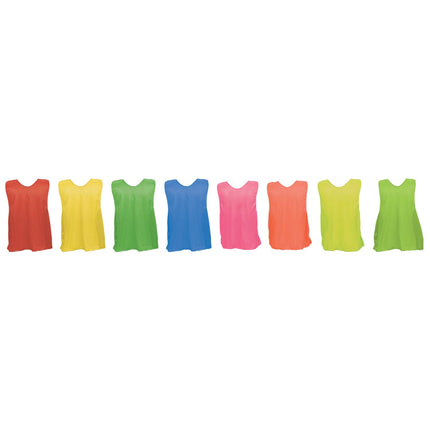 Champion Sports PSYRD Youth Practice Vest, Red, 1 Dozen