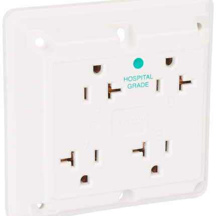 Leviton 21254-HW 20 Amp, 125 Volt, Industrial Seri