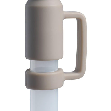 Stanley Quencher Boot and Straw Cover Cap | Anti-Slip Silicone Protector for 14 oz Tumbler with Handle | Accessory Set for Stainless Steel Drinking Cup | BPA-Free | Sand