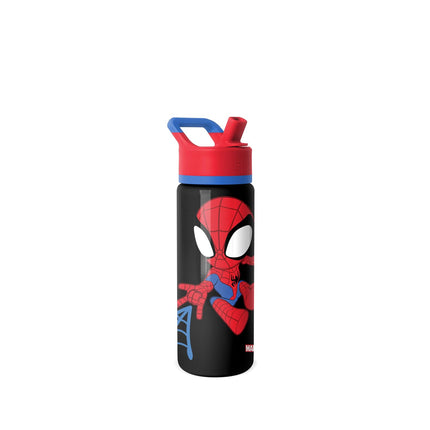Simple Modern Spiderman Kids Water Bottle with Str