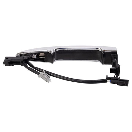 TRQ Exterior Door Handle Chrome Compatible with 2011-2017 Nissan Leaf 2009-2014 Maxima Murano 2013-2019 Sentra