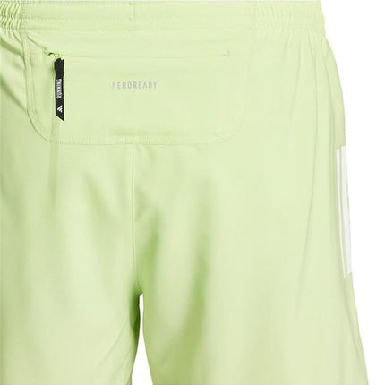 adidas Men's Own The Run Short, Pulse Lime, XS / 9L