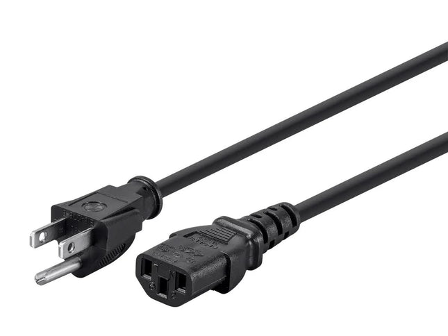 Monoprice 6ft 18AWG Power Cord Cable w/ 3 Conducto