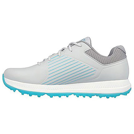 Skechers Go Golf Elite 5 GF Women's Golf Shoes, Grey Turquoise, 10 AU