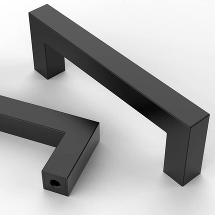 Asidrama 10 Pack 3.75 Inch(96mm) Matte Black Kitch