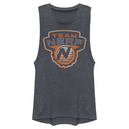 Hasbro Women's Team Nerf Badge Festival Muscle T-S