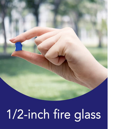 Fire Sense Sapphire Blue Reflective Fire Glass