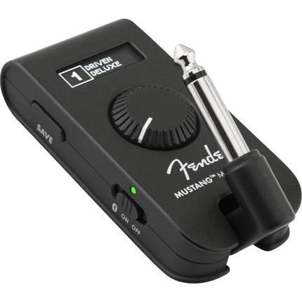 Fender Mustang Micro Plus Headphone Amplifier Bundle with Polsen HPC-A30 Closed-Back Studio Monitor Headphones
