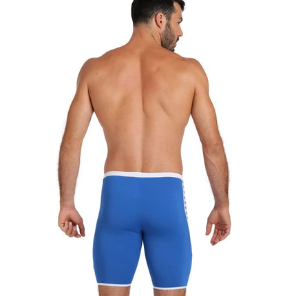 Arena Men's Icons Solid Swim Jammer MaxLife Athletic Swimwear Professional Training Swimsuit Knee Length Sports Bathing Suit