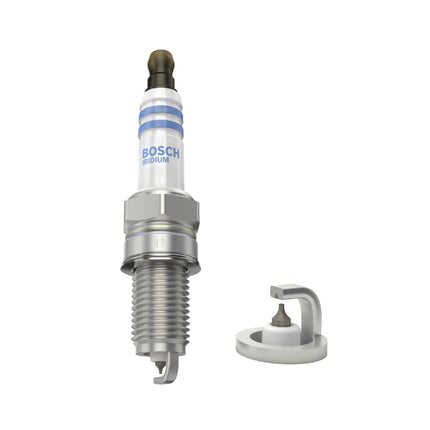 Bosch Double Iridium 0242140514, 1 Spark Plug - for a Reliable Gasoline Engine Start and Long Service Life - with Robust Design