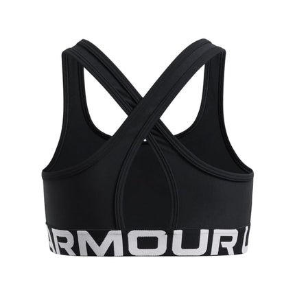Under Armour Girls Crossback Sports Bra Black L