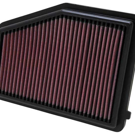 K&N Replacement air filter compatible with Honda Civic 1.8 2012-2015 (33-2468), Heather Red