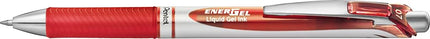 Pentel 0.7 mm Energel Xm Gel Pen Retractable - Red