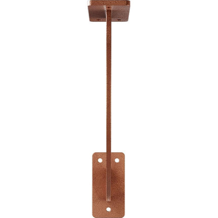 Ekena Millwork BKTM02X11X11BRHCO 2 inch W x 11 inch D x 11 inch H Bradford Steel Bracket, Hammered Copper