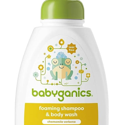 Babyganics Baby Shampoo + Body Wash Pump Bottle, C